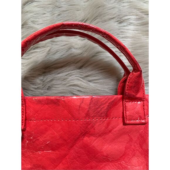 Spacious Fashion Transparent Jelly Tote Bag PVC Water proof Handbag Shopping Bag - Picture 9 of 9